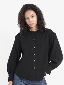 RAREISM - Women Black Chantrey Regular Top