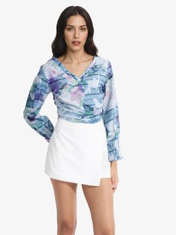RAREISM - Women Blue Feonao Regular Top
