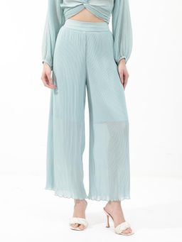 RAREISM - Women Blue Humphre-B Flared Pant
