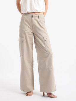 RAREISM - Women Beige Itsiz Wide Pant