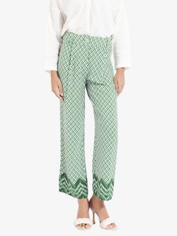 RAREISM - Women Green Livornob Straight Pant