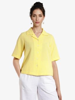 RAREISM - Women Yellow Nomiki Regular Shirt