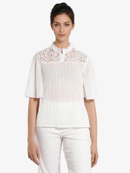RAREISM - Women Off White Sura Regular Top