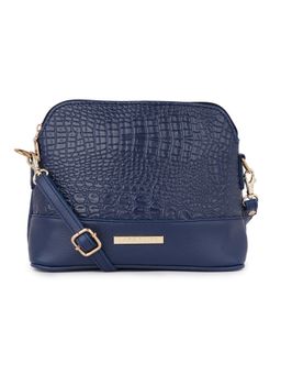 Lapis O Lupo - Blue Animal Print Sling and Cross bags