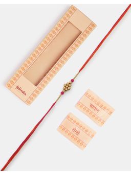 Fabindia - Women Gold Thread Rakhi with Roli Chawal