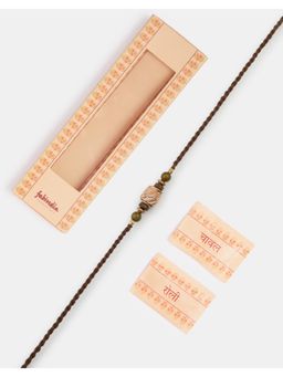 Fabindia - Women Brown Thread Rakhi with Roli Chawal
