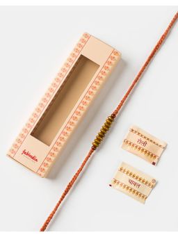 Fabindia - Women Multi-Color Thread Rakhi with Roli Chawal