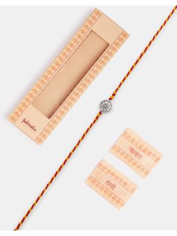 Fabindia - Women Silver Thread Rakhi with Roli Chawal