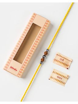 Fabindia - Women Rudraksha Thread Rakhi with Roli Chawal