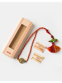 Fabindia - Women Multi-Color Thread Rakhi with Roli Chawal