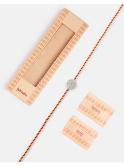 Fabindia - Women Silver Rakhi with Roli Chawal