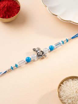 ADIVA - Handmade Bal Krishna Rakhi with Roli Chawal-Chandan-Mishri and Card