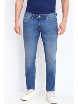 Allen Solly - Men Blue Slim Fit Mid Wash Jeans