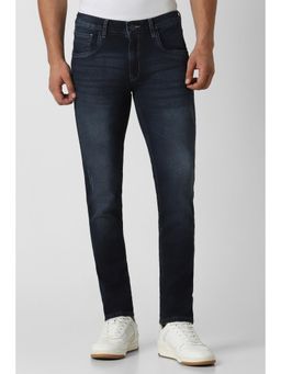 Van Heusen - Men Navy Dark Wash Slim Fit Jeans