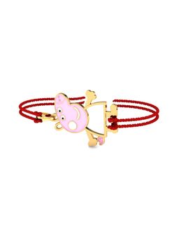 KuberBox - 18K Gold Enamelled, Cartoon Rakhi Cum Pendant