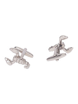 The Tie Hub - Scorpion Silver Cufflinks