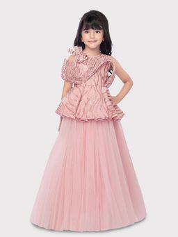 BETTY - Pink Colored Party Gown