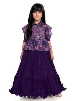 BETTY - Purple Colored Festive Gown