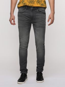 Crocodile - Slim Tapered Grey Denim for Sporty Comfort