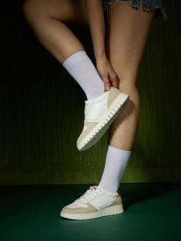 Inc.5 - Womens Golden Casual Solid Round Toe Sneakers