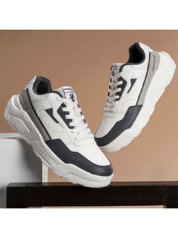 Red Tape - Men Colorblocked Black and Beige Super Sneaker