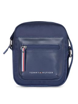 Tommy Hilfiger - Unisex Pittsburg Solid Blue Sling Bag
