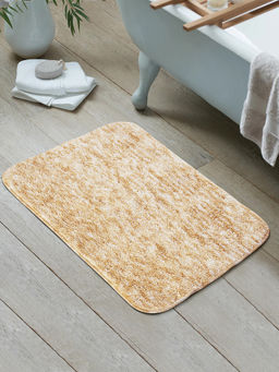 OBSESSIONS - Anti-Skid Absorbent Polyester Bath Mat - Gold
