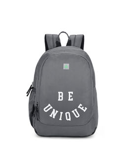 United Colors of Benetton - Unique Unisex Polyester Laptop Bag - Grey (14 Inch) (M)