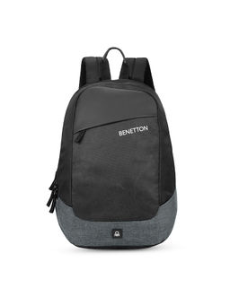 United Colors of Benetton - Walter Unisex Polyester Laptop Bag - Black (14 Inch) (M)