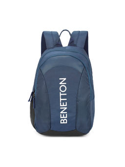 United Colors of Benetton - Skylar Unisex Polyester Laptop Bag - Navy (14.5 Inch) (M)