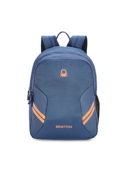 United Colors of Benetton - Magnus Unisex Polyester Laptop Bag - Navy (14 Inch) (M)