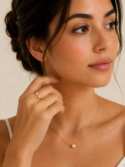 ZAISHA - White Stainless Steel 18K Gold Plated Ring