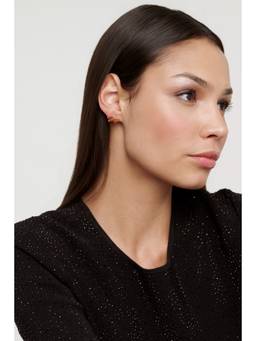 Ted Baker - Red Brass Plated Pair Of Earrings