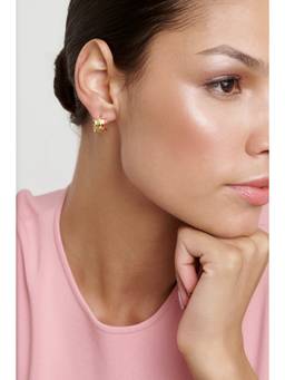 Ted Baker - White Brass Plated Pair Of Earrings