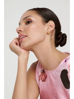 Ted Baker - Gold Brass Plated Pair Of Earrings