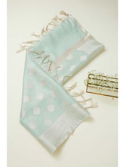 Soch - Women Sea Green Zari Woven Dupatta