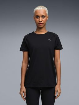 Puma - Pwrmode Women's Raglan-Sleeve Training Black T-Shirt