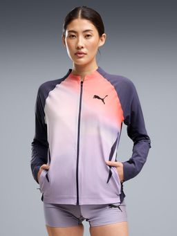 Puma - Lightspeed Ultraweave Women's Colorblock Running Purple Jacket