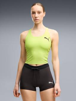 Puma - Lightspeed Women's Running Green Crop Tank Top