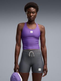 Puma - x SAYSKY Women's Purple Crop Tank Top