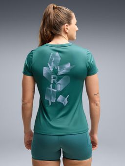Puma - X Hyrox Women's Graphic Green T-Shirt