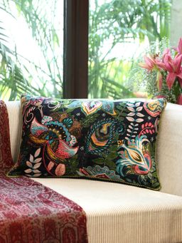 Revive Home - Cotton Viscose Digital Floral Printed Cushion Cover