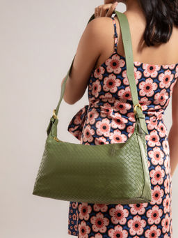 Twenty Dresses by Nykaa Fashion - Green Crushing Over You Hand Bag