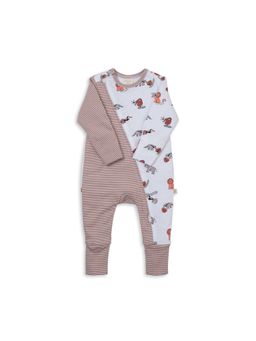 Tiny Twig - Desert Dash Cafe Stripes Diagonal Zipsuit