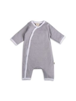 Tiny Twig - Granite Stripes Snap Playsuit