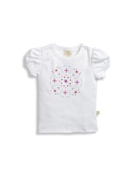 Tiny Twig - Mandala Round Neck T-Shirt