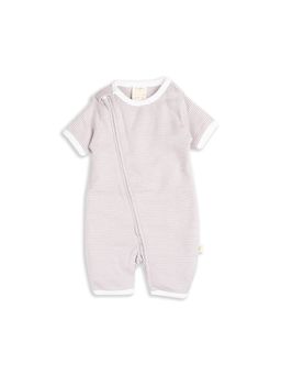 Tiny Twig - Granite Stripes Diagonal Zipsuit