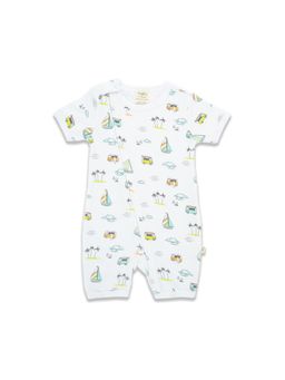 Tiny Twig - Sail Boat Diagonal Zipsuit