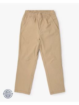 GAP - Unisex Brown Nylon Solid Trousers