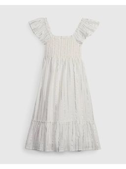GAP - Unisex Off White Cotton Stripes Dress